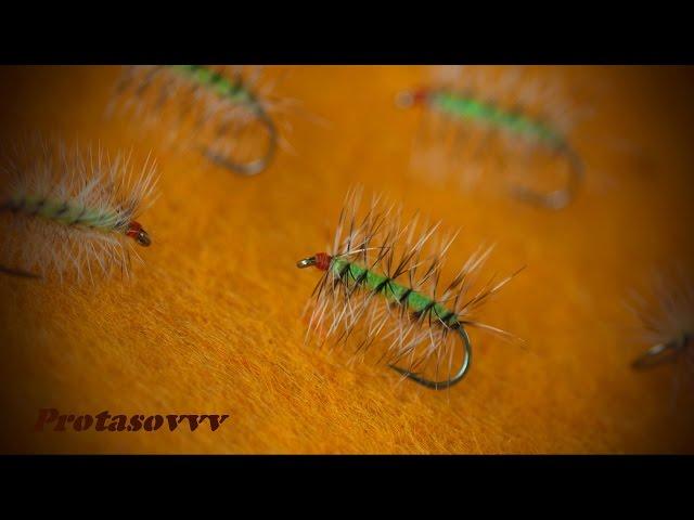 Fly Tying - Chartreuse Palmer