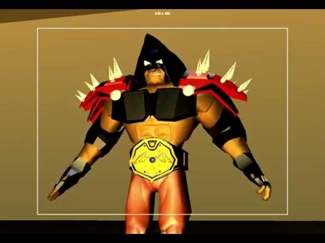 Wrestler Movement 3D Animation