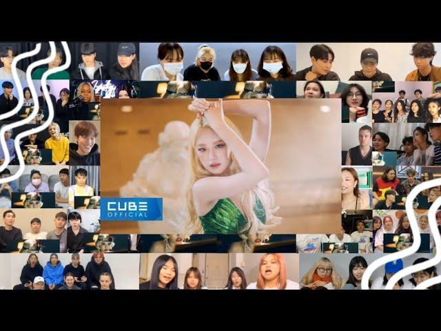 (G)I-DLE - 'Nxde' Official Music Video REACTION MASHUP