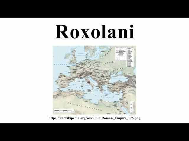 Roxolani