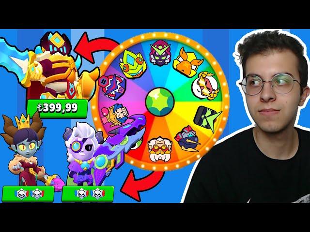 GÖREVİ YAPAMAZSAM ÇARKTAN ÇIKAN KOSTÜMÜ SATIN ALIYORUM (3 YENİ KOSTÜM) !! BRAWL STARS