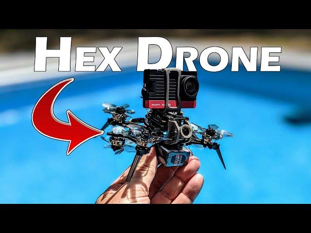 6 Motors Better Than 4? // FlyWoo Venom H20 // Micro Drone + Load