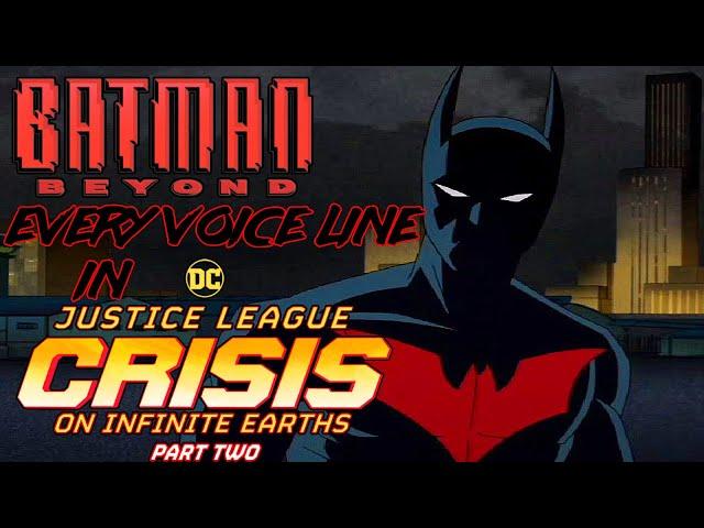 Batman Beyond Every Voice Line