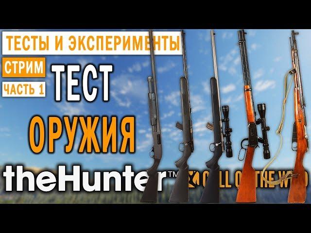 theHunter Call of the Wild #11 СТРИМ  - Тест Оружия по Заказу Зрителей (Часть 1)