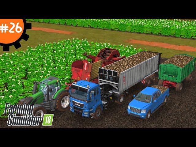 Мастерство Фермерства: Как Вырастить Картошку с Максимальной Выгодой! | Fs 18 Farming Simulator 18.