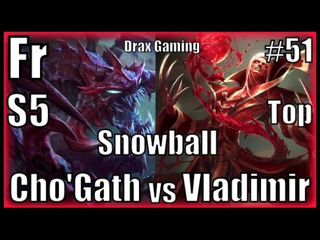 Cho'Gath vs Vladimir S5 League Of Legends Gameplay