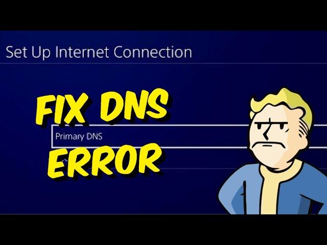 How To Fix PS4 DNS Errors In 2022 - DNS Errors PS4