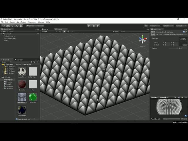 Unity geometry shader : Turn triangles into pyramids