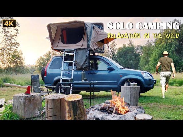 HONDA CR-V / ROOF TOP TENT and SOLO CAMPING