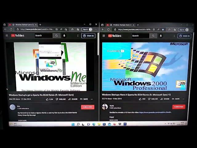 Windows Startup's Got A Sparta NO BGM Remix (Ft. Microsoft Sam) V1 & V2 Comparison