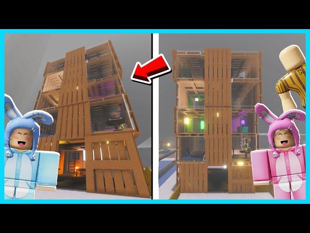 MIPAN & ZUZUZU Membuat Base Hotel Paling Besar Di Ikea SCP 3008! 100 Lantai - Roblox Roleplay