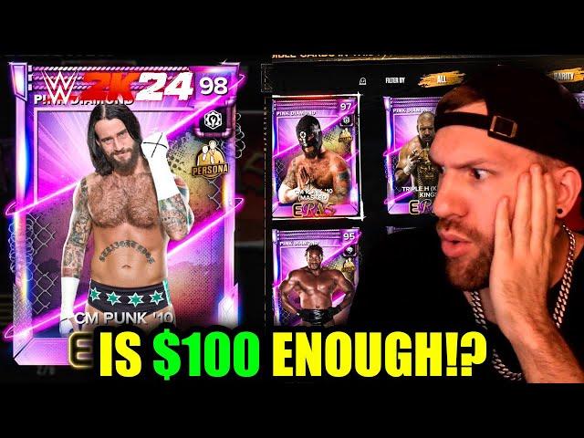 IS $100 ENOUGH TO COLLECT THE 7 NEW "ERAS" PERSONA CARDS? | WWE 2K24 MyFACTION ERAS PACK OPENING