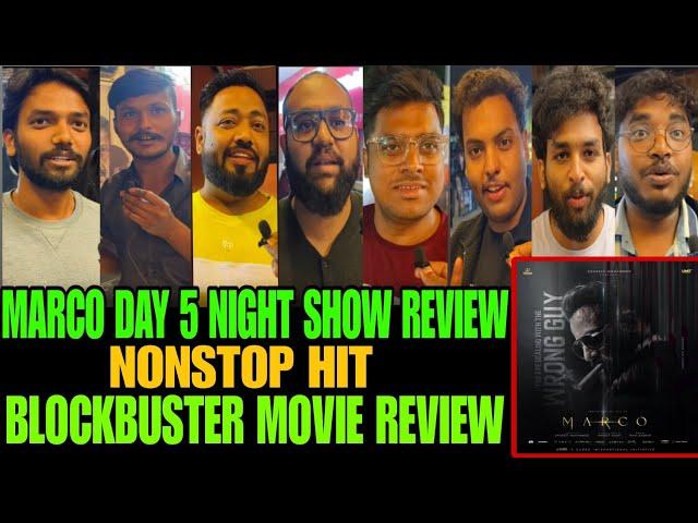 Marco Movie Review ! Marco Day 5 Public Review ! Marco Day 5 Night Show Public Review #Sidcinema