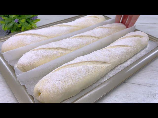 Everyone loves this recipe️French BreadLiquid dough in 1 hour.