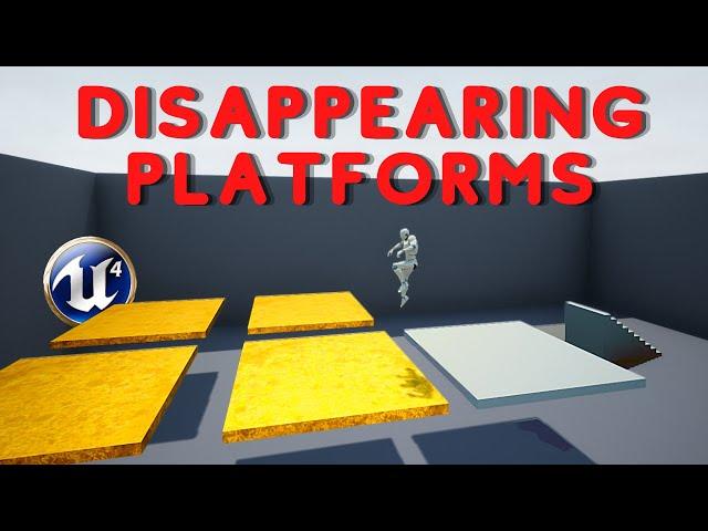 How To Make Disappearing/Reappearing Platforms In Unreal Engine 4 - UE4 Tutorial