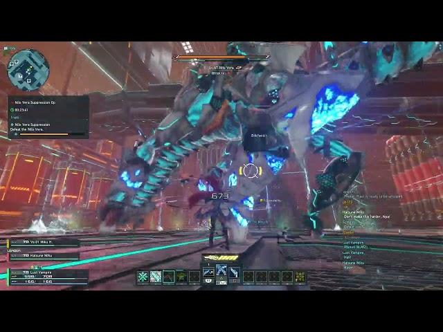 PSO2:NGS - Slayer (Gunblade) Gameplay, Nils Vera