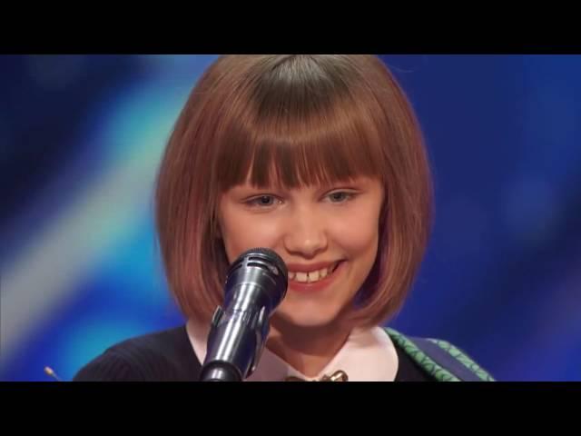 America's Got Talent 2016 Audition - Grace VanderWaal 12 Year Old Ukulele Player Golden Buzzer