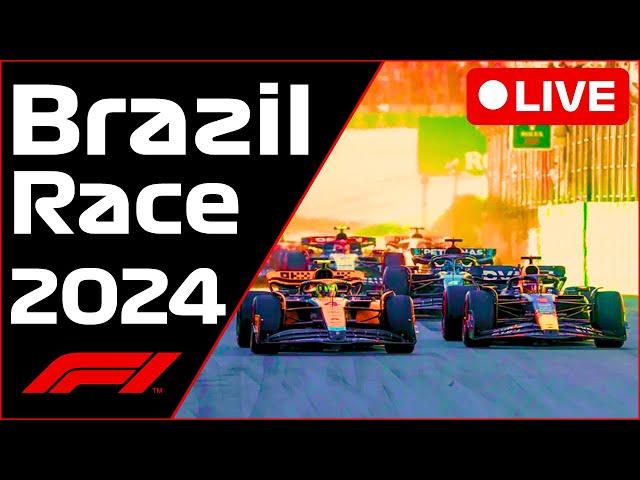 F1 LIVE - Brazil GP RACE - Commentary + Live Timing