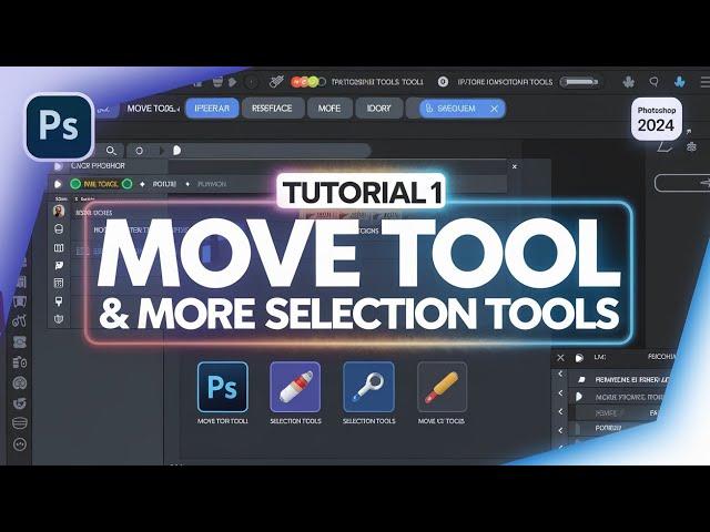 The Ultimate Photoshop Tutorial 1 Move Tool & Selection Tool in Urdu 2024