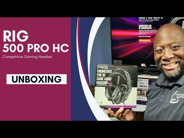 RIG 500 PRO HC Gaming Headset Unboxing