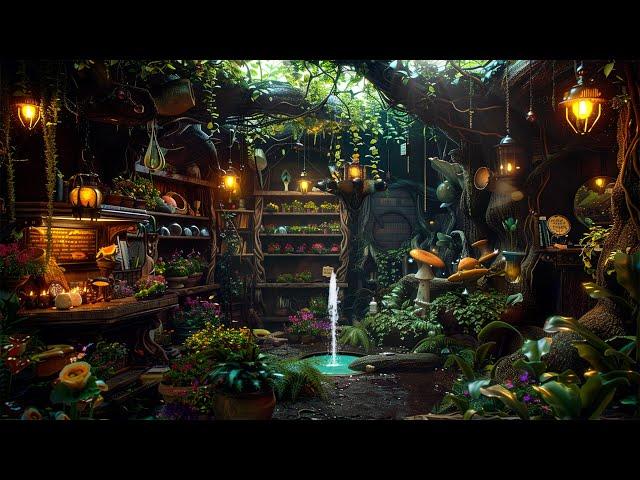 Magic Garden Exotic Plant Shop  Gentle Flute Music & Peaceful Plants ▶ Healing, Calming, Studying