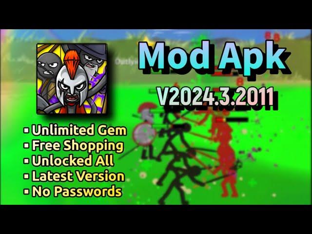 Stick War Saga Mod Apk 2024.3.2011 | Free Shopping Unlimited Gem | Gameplay