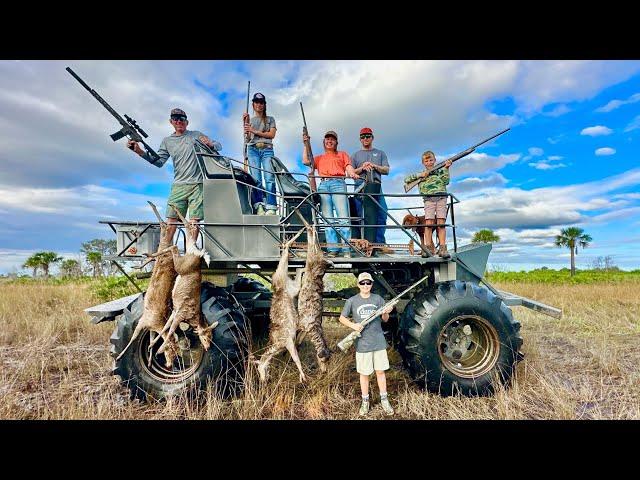 Hunting Deer off a Monster Swamp Buggy (Catch & Cook)