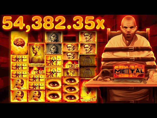 I HIT A RECORD 54,000x+ WIN ON THE MENTAL SLOT!! (MASSIVE WIN)