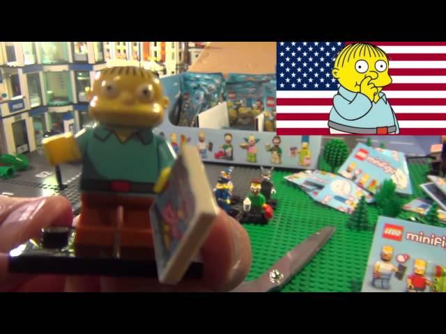 Lego Simpsons minifigs part 2/ Лего Симпсоны минифигурки, обзор вторая часть!