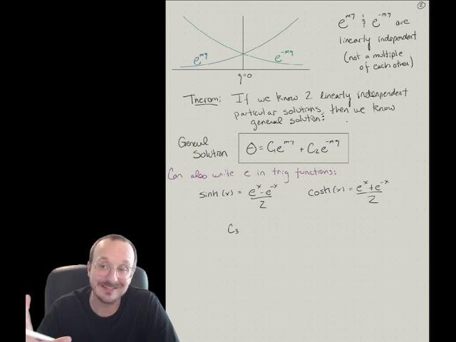 Fin Equation General Solution - Lecture 2 [Heat / Energy Transfer]