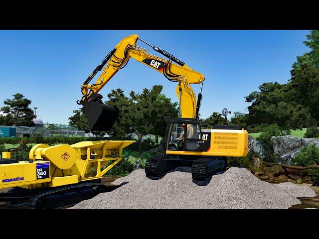 FS22 - Map Geiselsberg TP 012 - Public Work - Forestry, Farming and Construction - 4K