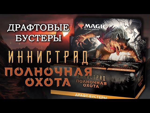 Распаковка дисплея | Иннистрад: Полночная Охота | Драфтовые бустеры | MTG Innistrad: Midnight Hunt