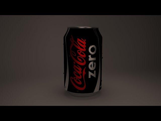 Product Packshot (CocaCola Zero) || 3DS Max (V-ray) || Softorials