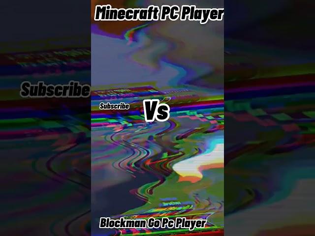 MineCraft Player Vs Blockman Go Player || #minecraft #blockmango #bedwars #opmoments #trending