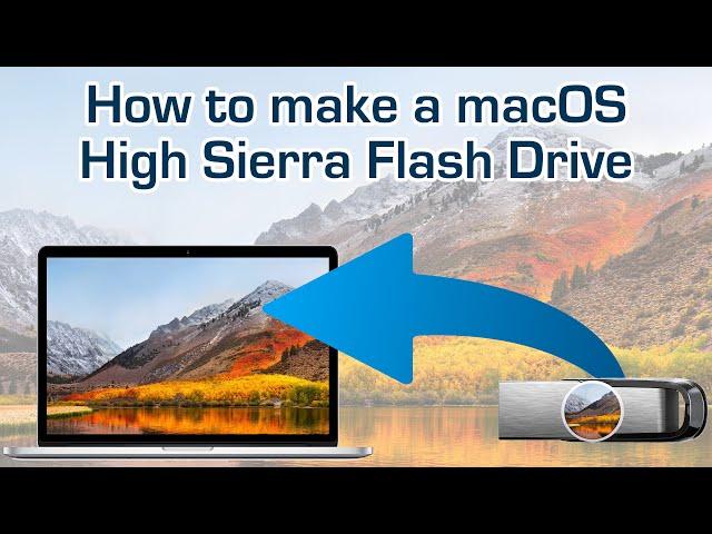 How to create a macOS 10.13 High Sierra Flash Drive #Bootable #macOS #highsierra #flashdrive