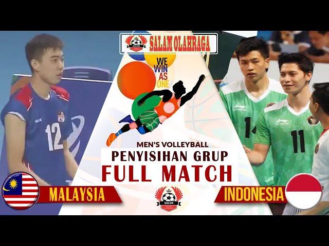 Indonesia Vs Malaysia ( 3 - 0 ) Full Match HD | Volley ball putra | Sea Games 31| Penyisihan Grup A