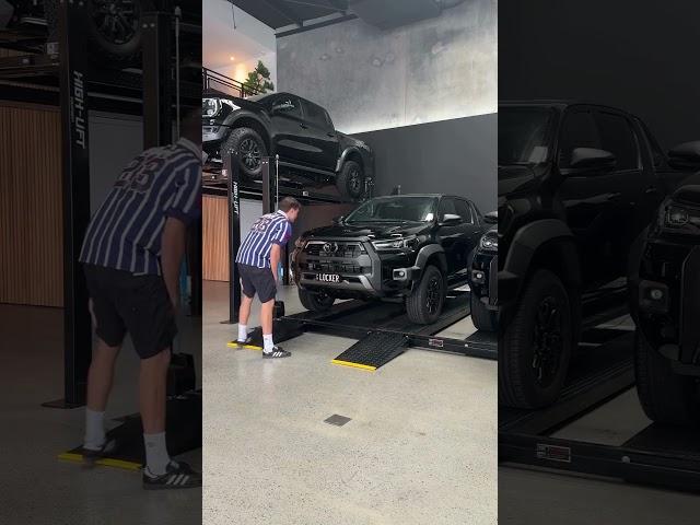 New one out the gates.  Brand New Toyota Hilux Rogue in black 