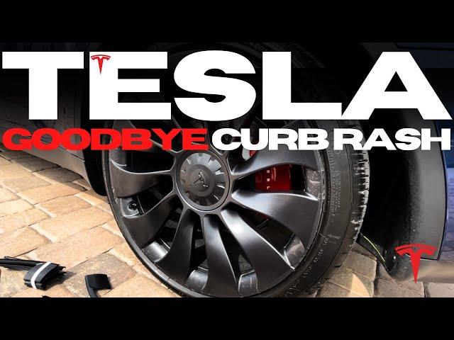 Magbak Rim Protectors for Tesla - These should be made for all rims!