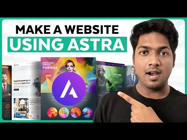 How to Make a Website Using Astra theme in 2024