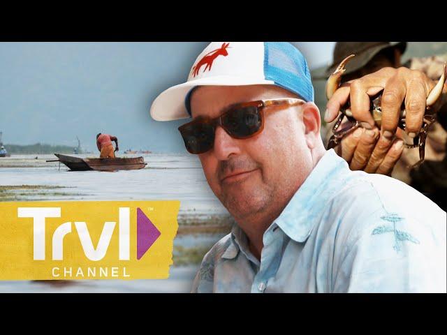 Traditional Maya Fishing in Guatemala | Bizarre Foods with Andrew Zimmern | Travel Channel