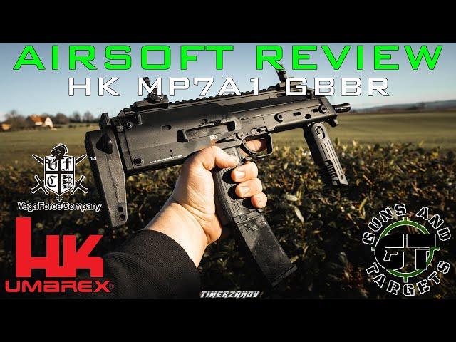 Airsoft Review #33 Umarex HK MP7A1 GBBR VFC/Umarex (GUNS AND TARGETS) [FR]