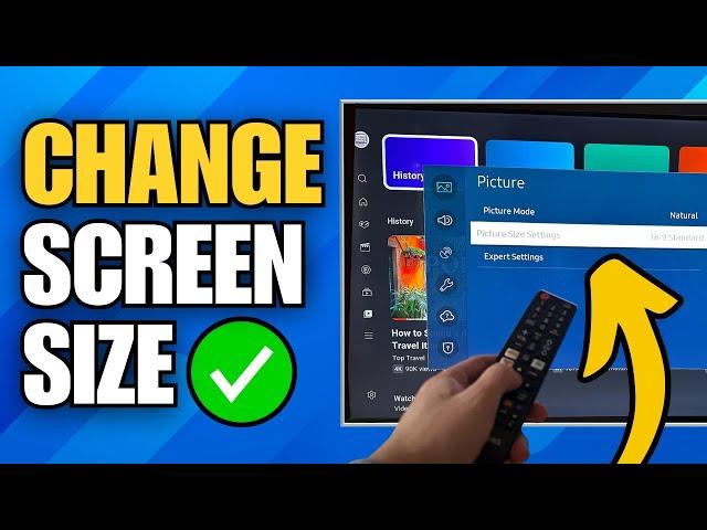 How To Change Screen Size on Samsung TV