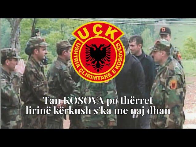 "Lufton Drenica" - Albanian War Song - With lyrics