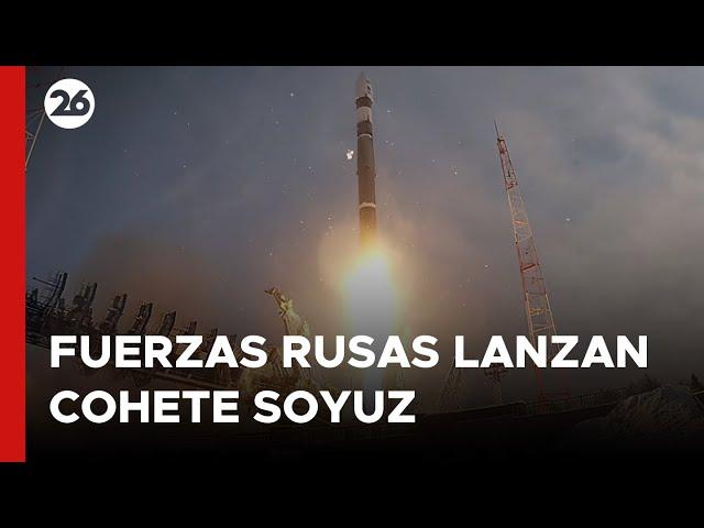 Las Fuerzas Aeroespaciales rusas lanzan un cohete Soyuz con fines de defensa