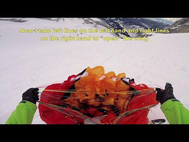 How to prepare a speedriding wing /Comment préparer son aile de speedriding