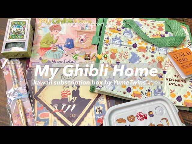 my ghibli home kawaii july box from YumeTwins 