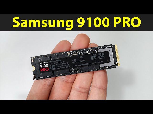 Samsung 9100 PRO SSD 4TB M.2 NVMe PCIe 5.0 specifications (1TB, 2TB, 4TB, 8TB)
