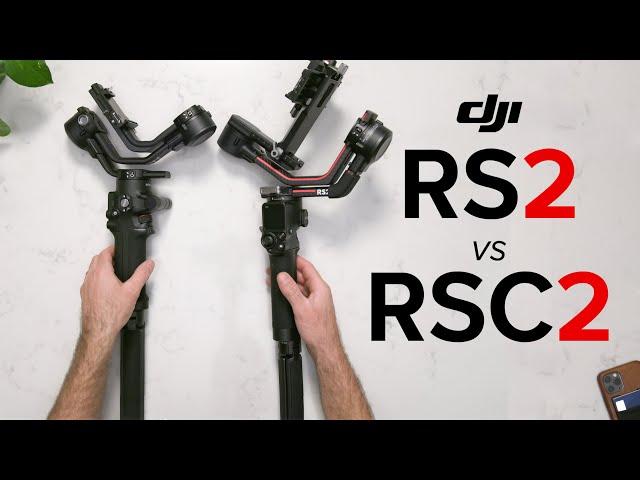 DJI RS2 vs RSC2 - Which Is Best? In Depth Comparison to Ronin-S