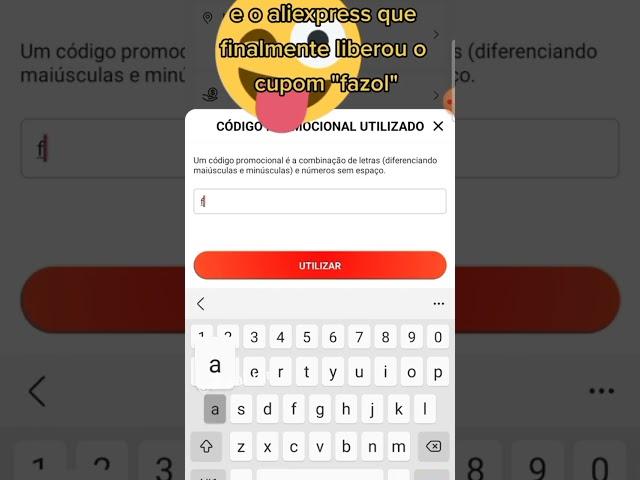 Cupom aliexpress "fazol" finalmente liberado