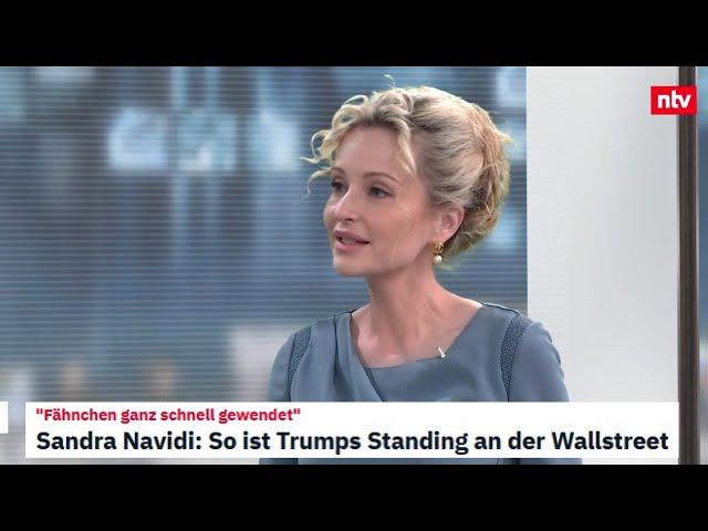 Trump-Wahl: "Fähnchen ganz schnell gewendet" Sandra Navidi: So ist Trumps Standing an der Wallstreet